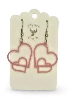 Double Heart Earrings