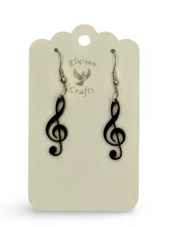 Bass Treble Earrings