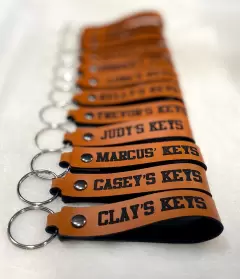 Leather Keychains